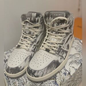 Men's Skeleton High-Top Sneakers